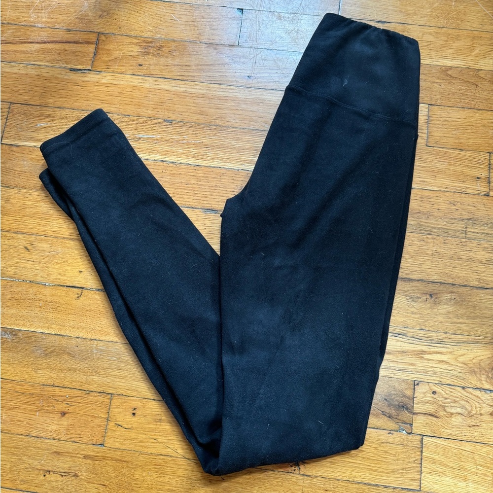 Wilfred Free Vegan Suede Leggings from Aritzia (XS)